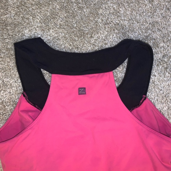 Zobha Pink & Black Sleeveless Tank top size 4 - Picture 10 of 10